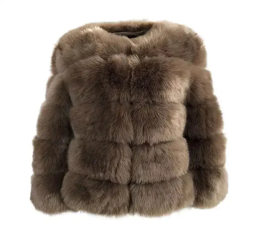 Faux Fur Coats Women Short Coat
