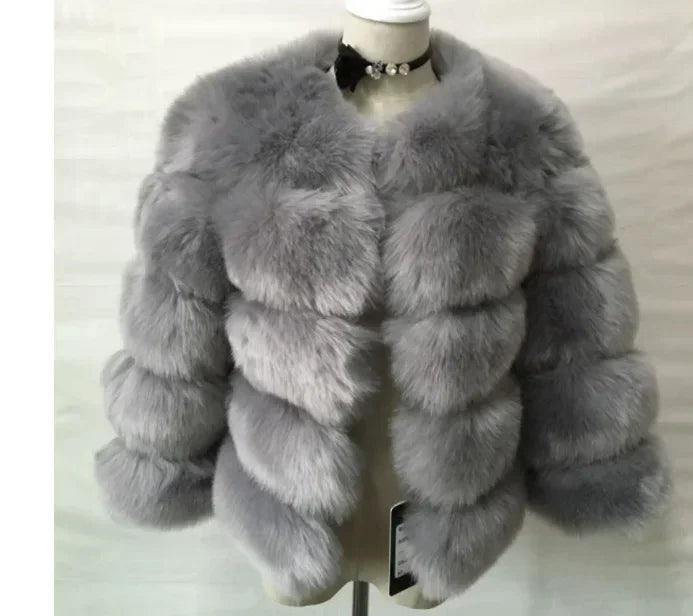 Faux Fur Coats Women Short Coat