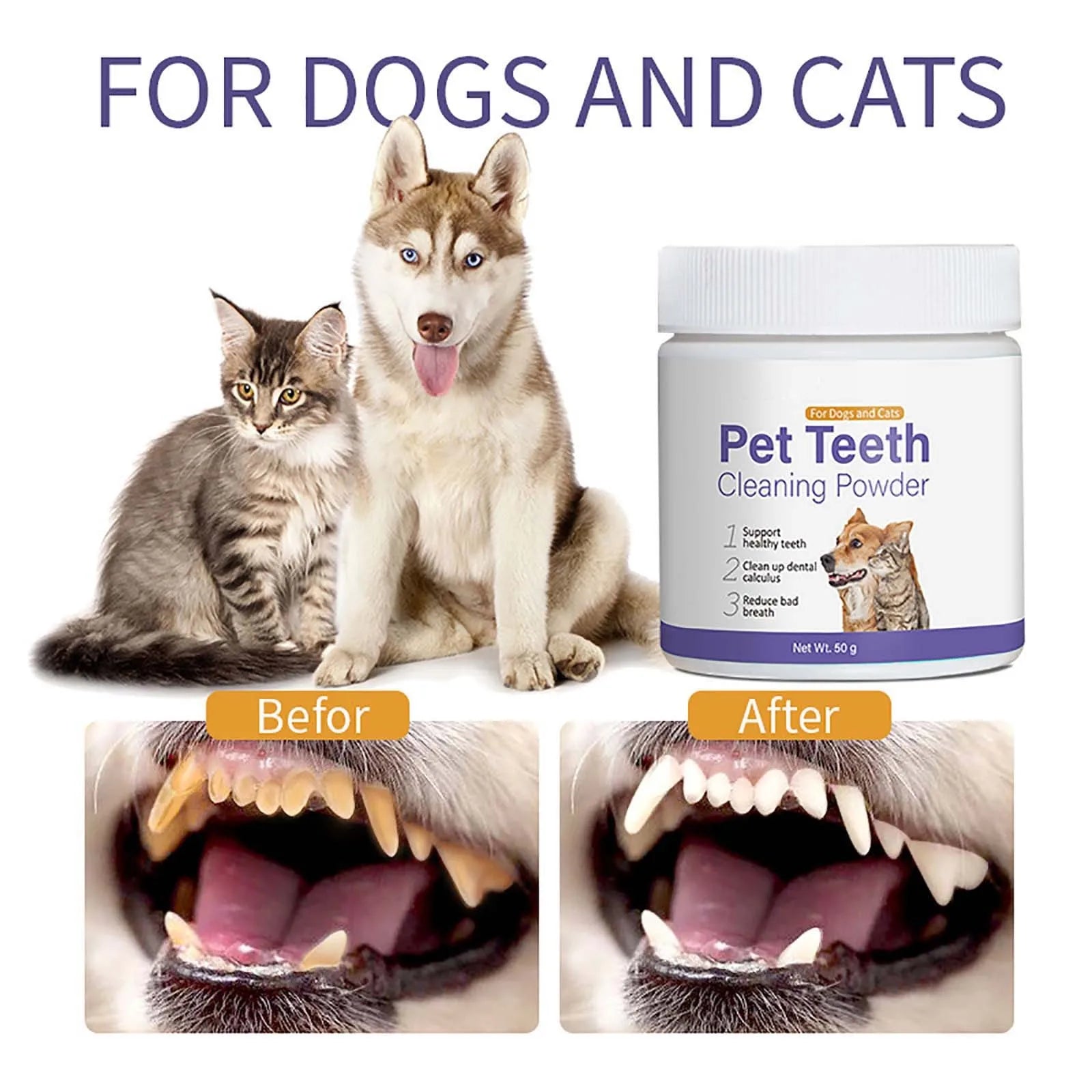 Pet Toothpaste Cat Dog Fresh Breath Toothpaste