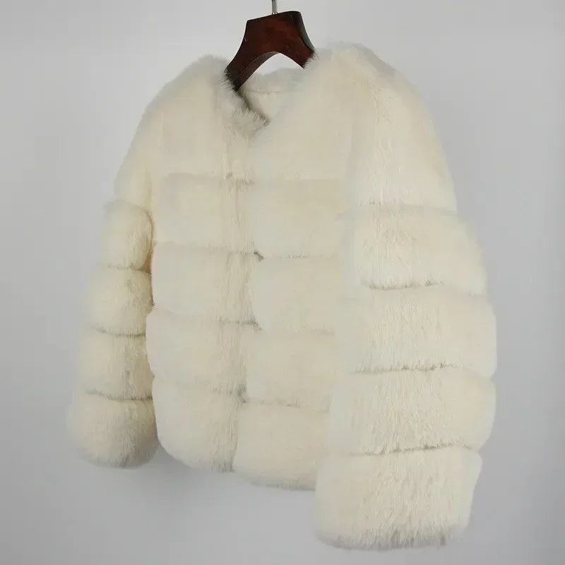Faux Fur Coats Women Short Coat