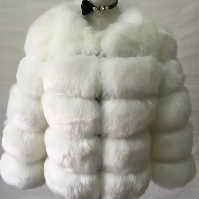 Faux Fur Coats Women Short Coat